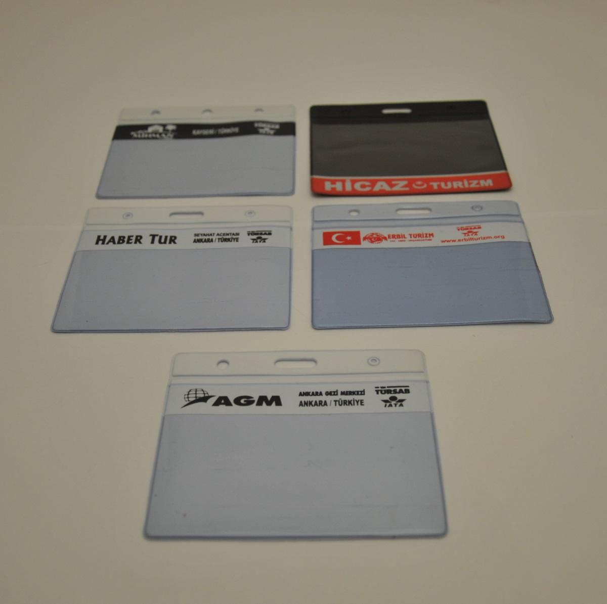 Serigrafi Baskılı Plastik Şeffaf Yaka Kartlığı