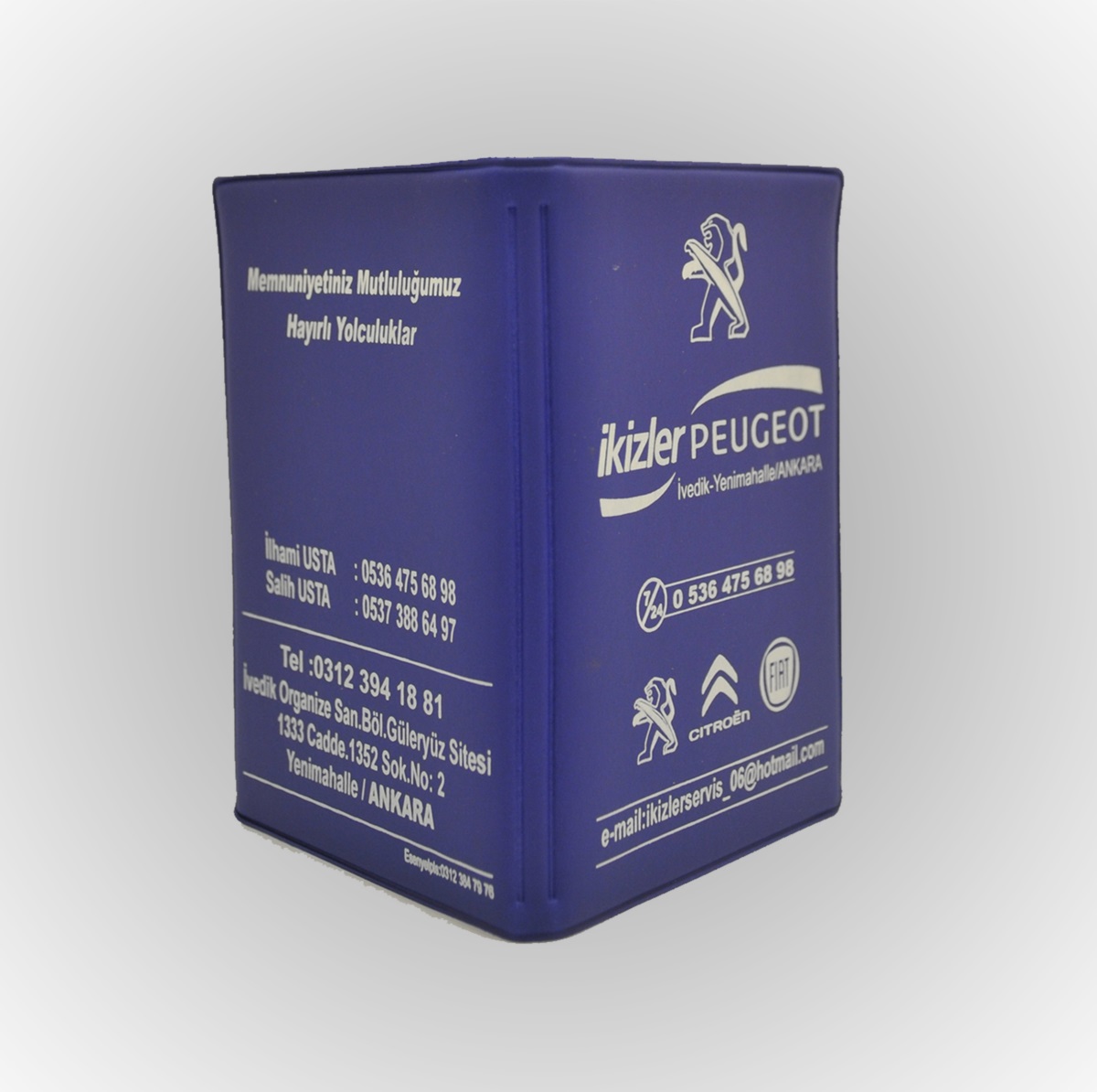 Serigrafi Baskılı Plastik Ruhsat Kabı