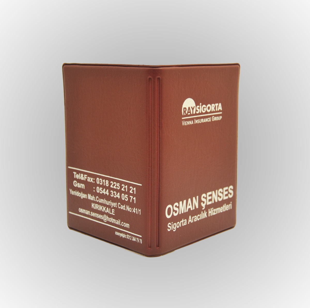 Serigrafi Baskılı Plastik Ruhsat Kabı