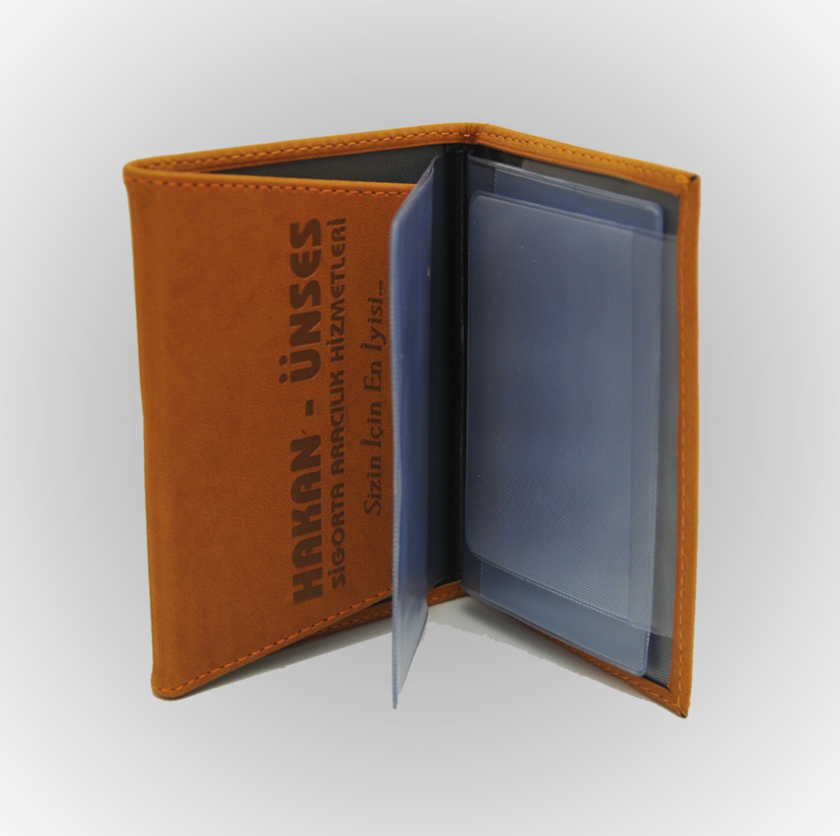 Klişe Sıcak Baskılı Dikişli Termo Lüks  Model Ruhsat Kabı