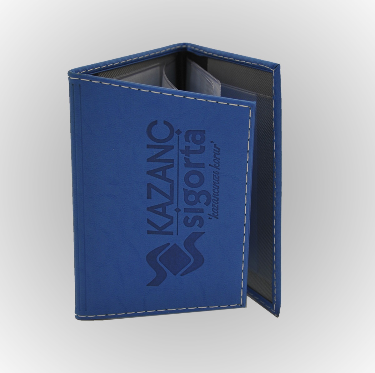 Klişe Sıcak Baskılı Dikişli Termo Lüks  Model Ruhsat Kabı