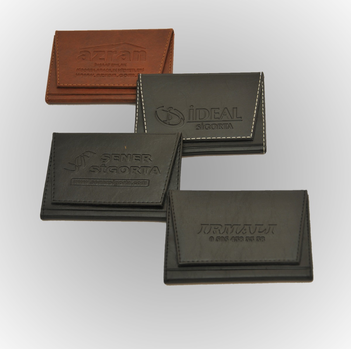 Klişe Sıcak Baskılı Suni Deri Lüks Kapaklı Model Ruhsat Kabı