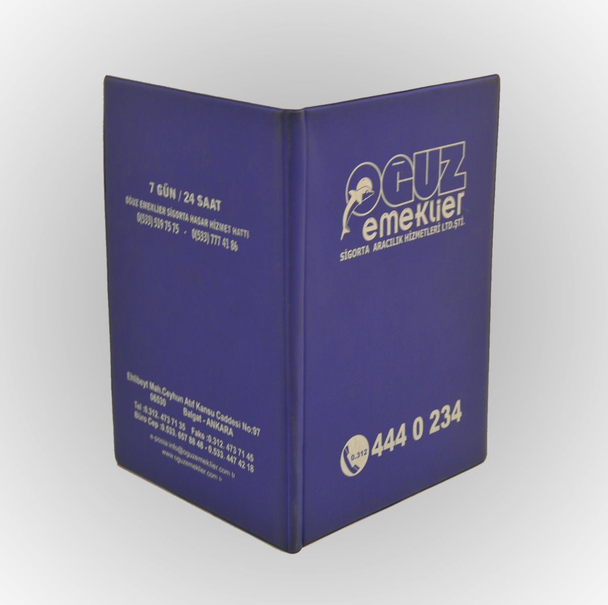 Serigrafi Baskılı Kartonlu Plastik Poliçe Kabı