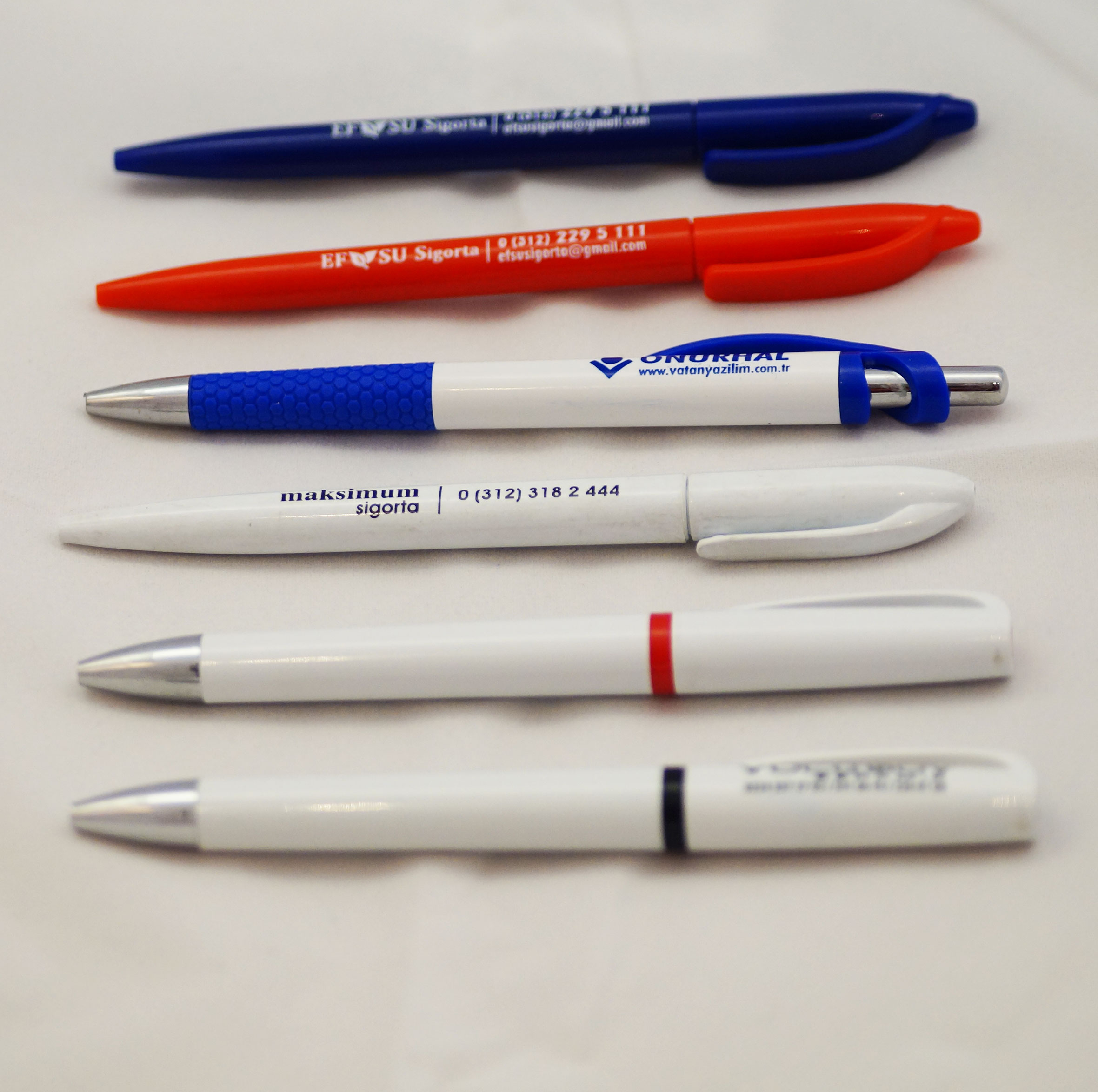 Serigrafi Baskılı Plastik Tükenmez Kalem